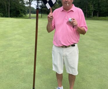 40+ years of golf. First ace.