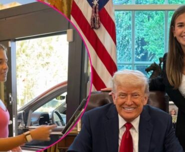 Donald Trump's Granddaughter Kai Attempts To Work At Dunkin' Donuts