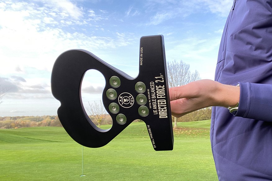 Toe Up balance of the L.A.B. Golf DF 2.1 Putter
