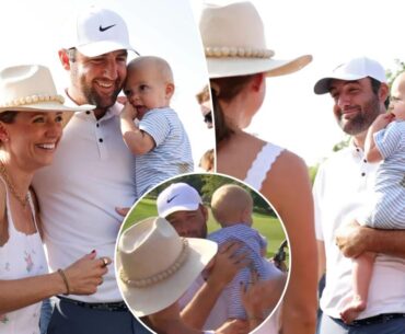 Scottie Scheffler's infant son has bathroom mishap during Memorial win