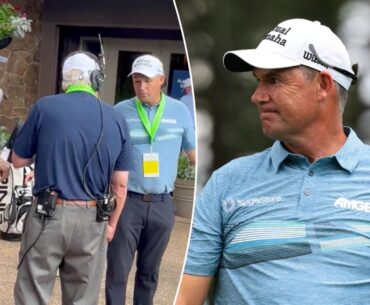 Padraig Harrington get into fiery run-in with Roger Maltbie