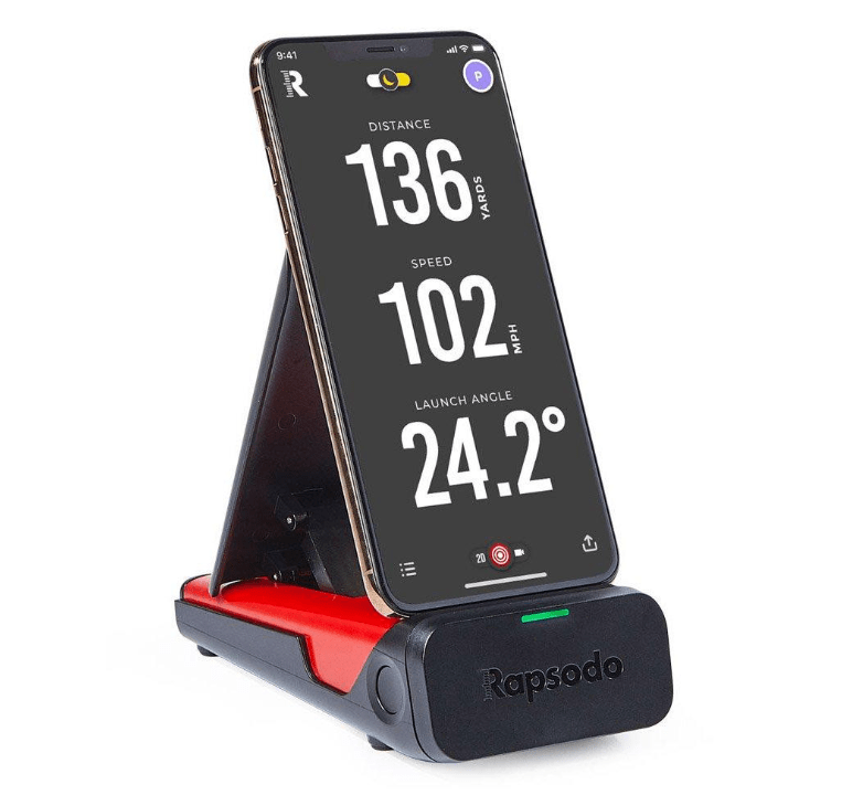 A Rapsodo mobile golf launch monitor acts like a personal coach