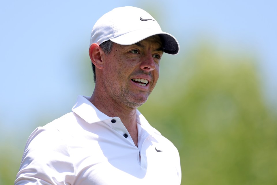Rory McIlroy at a golf tournament.
