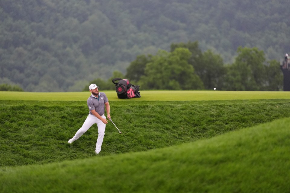 The LIV Golf star fell out of contention after finishing with consecutive bogeys