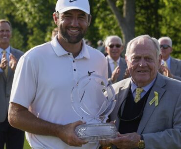 Scottie Scheffler joins Tiger Woods as only repeat winners at Memorial
