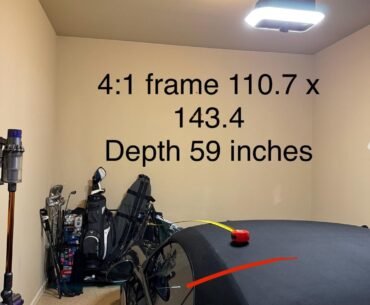 Converting my garage into a golf simulator