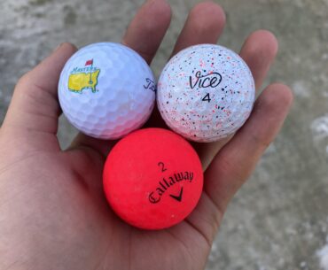 Love collecting balls while working the course