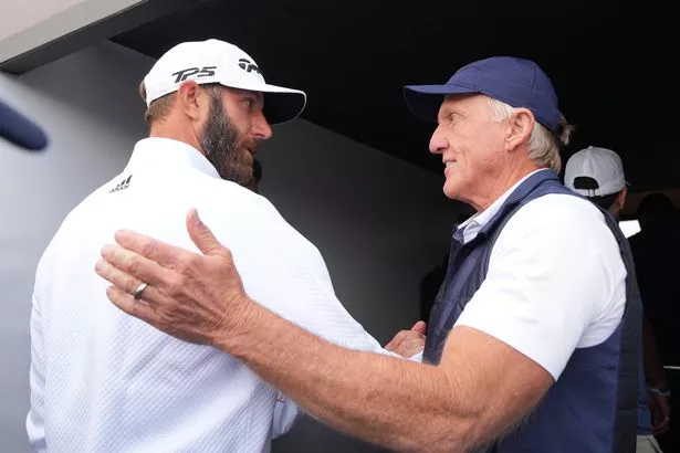 Greg Norman persuaded Johnson to sign up