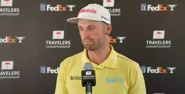 Wyndham Clark in a press conference
