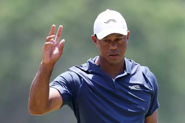 Tiger Woods was supported by the crowd at The Open