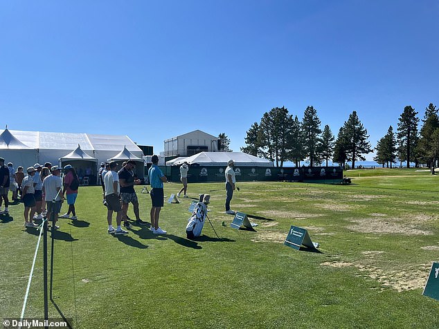A small group of fans and other players watched the Kelce brothers practice on Thursday