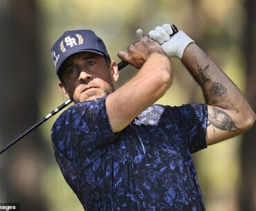 Aaron Rodgers competed in the American Century Classic over the weekend