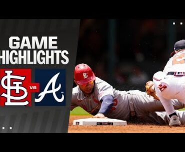 Cardinals vs. Braves Game Highlights (4/23/25) | MLB Highlights