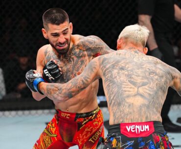 Ilia Topuria Knocks Out Charles Oliveira 👊 | UFC 317