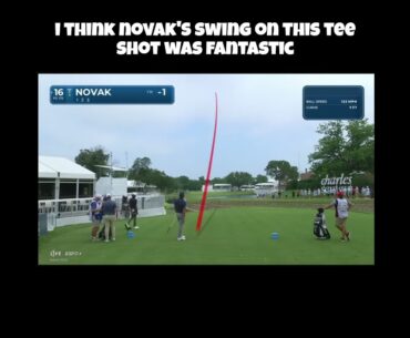Andrew Novak Hits Stunning Tee Shot! #golf #andrewnovak #pgatour