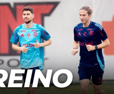 COM JORGINHO EM CAMPO, FLAMENGO TREINA PARA O MUNDIAL