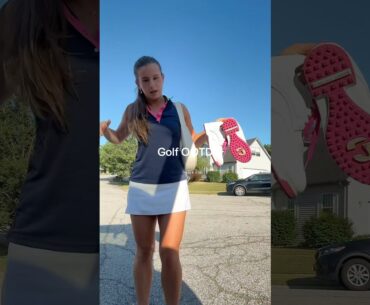 OOTD for golf today 💕💚💛 #golf #golfgirl #golfgear #golfadvice #golfer #golftechnique #golfing