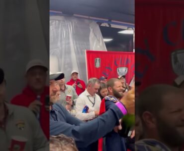 Dustin Johnson Celebrating with the Stanley Cup champs Florida Panthers🏆
