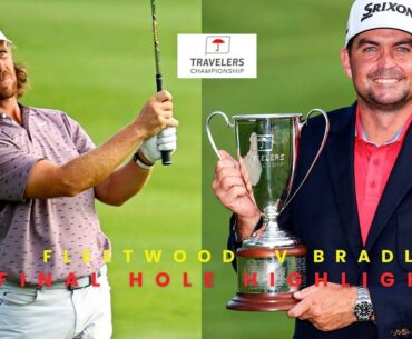 Keegan Bradley stunned Fleetwood in 18th hole final round | Travelers Championship 2025