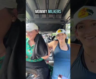 just some cart chronicles with two golf gals during ladies league #golf #golfgirls