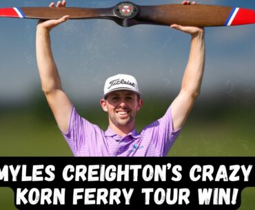 Myles Creighton Wins Korn Ferry Tour with Hole-in-One & 59! 🇨🇦 | Canadian Golf Star Climbs Rankings
