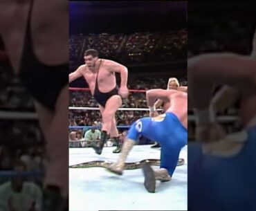 Andre the Giant eliminates himself