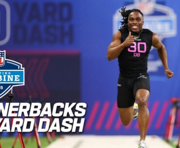 FULL Cornerbacks 40-Yard Dash | 2025 NFL Combine