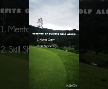 Benefits of playing golf alone! #beginnergolfer