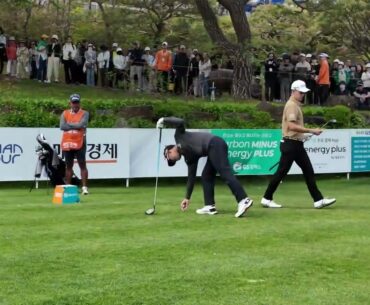 현장감 속에서 김백준 프로,  김비오 프로, 한승수 프로 드라이버 티샷 한번에 보기 #김백준 #김비오 #한승수
