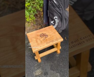 Custom Golf Benches So Nice You’ll Want to Miss Your Tee Time! #golf #bench #woodworking #golflife