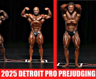 2025 Detroit Pro Prejudging: Open Bodybuilding and Classic Physique Recap