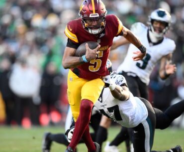 Jayden Daniels's best plays from 5-TD game vs. Eagles | Week 16
