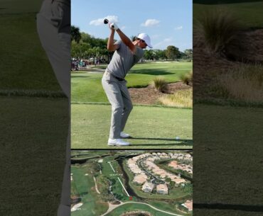 Adam Scott golf swing on Shot Tracer Map for iPhone iPad and Mac.