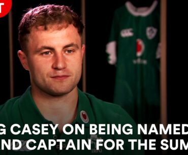 Craig Casey on being named Ireland captain for the summer tour