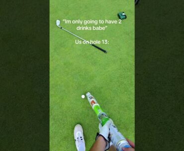A tale as old as time 🤣 📷 - @CovidGolfer #golfgods #golf #beer #wife
