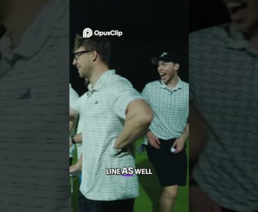 Golfing  Amazing Putt! He Didn't Leave It Short!
