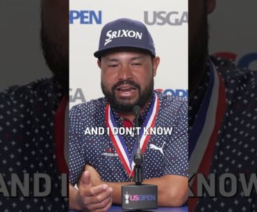 U.S. Open champ J.J. Spaun explains the chaotic start to his Father's Day