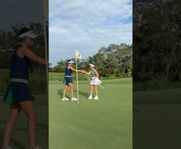 Closest to the pin challenge but with a punishment ⛳️ #golfgirls #golf #golfchallenge