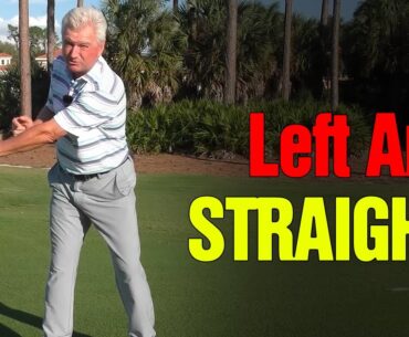 This Simple Trick Keeps Your LEFT ARM STRAIGHT in the Golf Swing