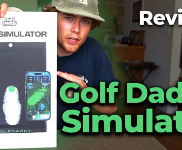 Golf Daddy Simulator Review - $99 Golf Simulator (accuracy test) July 2024