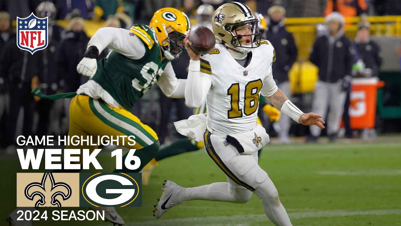 New Orleans Saints vs. Green Bay Packers Game Highlights | NFL 2024 Season Week 16 New Orleans Saints vs. Green Bay Packers Game Highlights | NFL 2024 Season Week 16