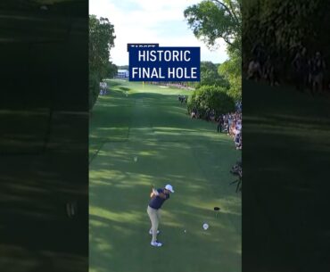 Scottie Scheffler's title-winning hole! 🤯