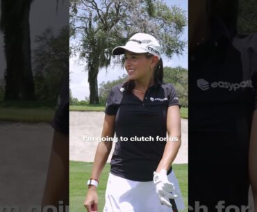 I took Emma golfing for the FIRST TIME #golf #kaitrumpgolfer #shorts