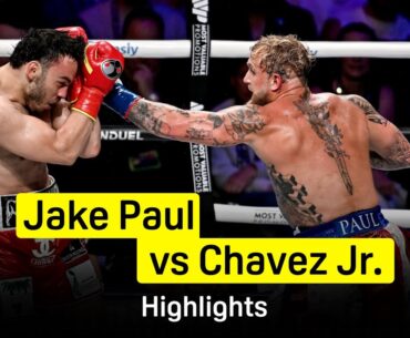 Jake Paul vs Julio Cesar Chavez Jr  | Boxen | DAZN Highlights