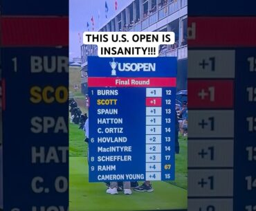 OMG! #trending #usopen #golf #reaction #weather #leaderboard #samburns #adamscott #scottiescheffler