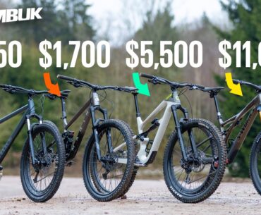 $650 Vs $11,000 Mountain Bikes!