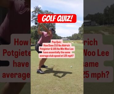 SHOCKING Golf Truth - Min Woo Lee vs Aldrich Potgieter #golf #golfswing #golfing
