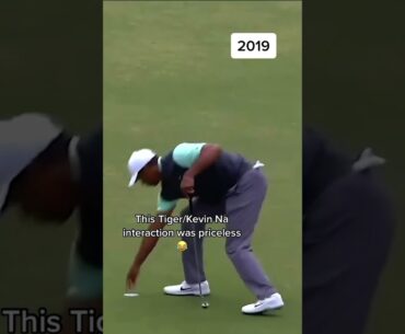 Tiger doing a Kevin Na impersonation #golf #tigerwoods #major
