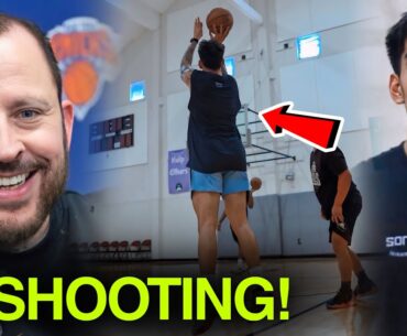KINUHA NG NEW YORK KNICKS ang isang Asian player! at Kevin Quiambao GRIND! matalas na SHOOTING!