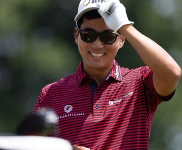 Michael Kim reveals tee time mix-up at Rocket Classic before alert caddie saves the day